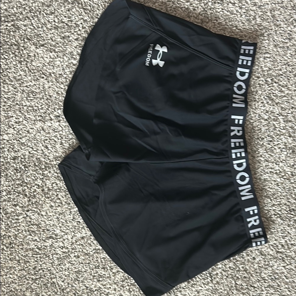 Under Armour Black Freedom Athletic Shorts